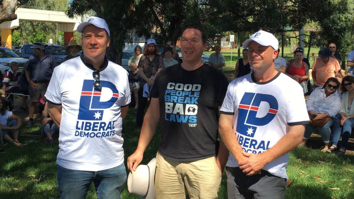 Liberal Democrat branch members in Dubbo. Picture supplied. 