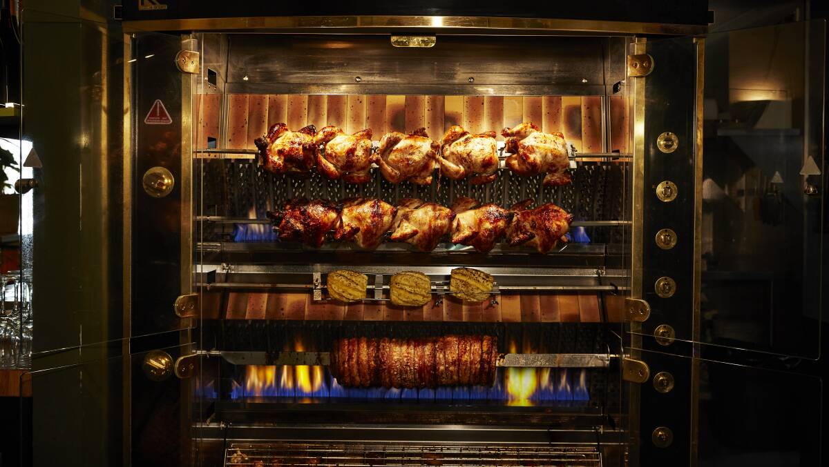 Hotel Canobolas' new rotisserie menu will be revealed on Easter Sunday. Picture supplied. 