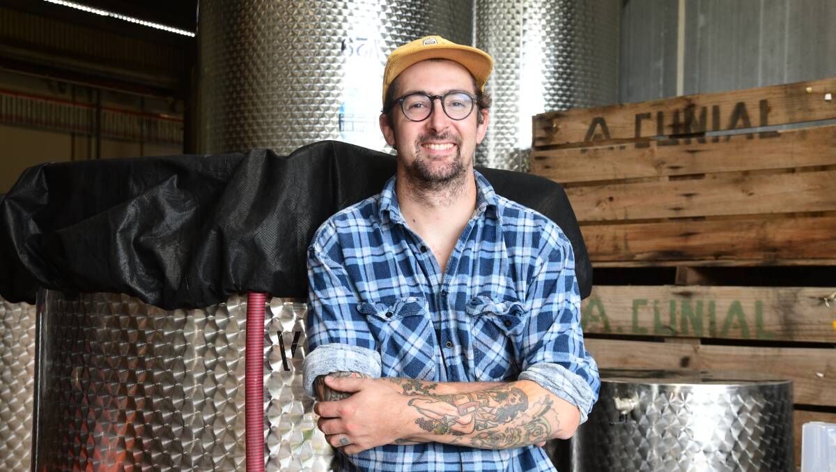 Head winemaker at DeSalis, Mitch Svenson. Picture by Jude Keogh. 