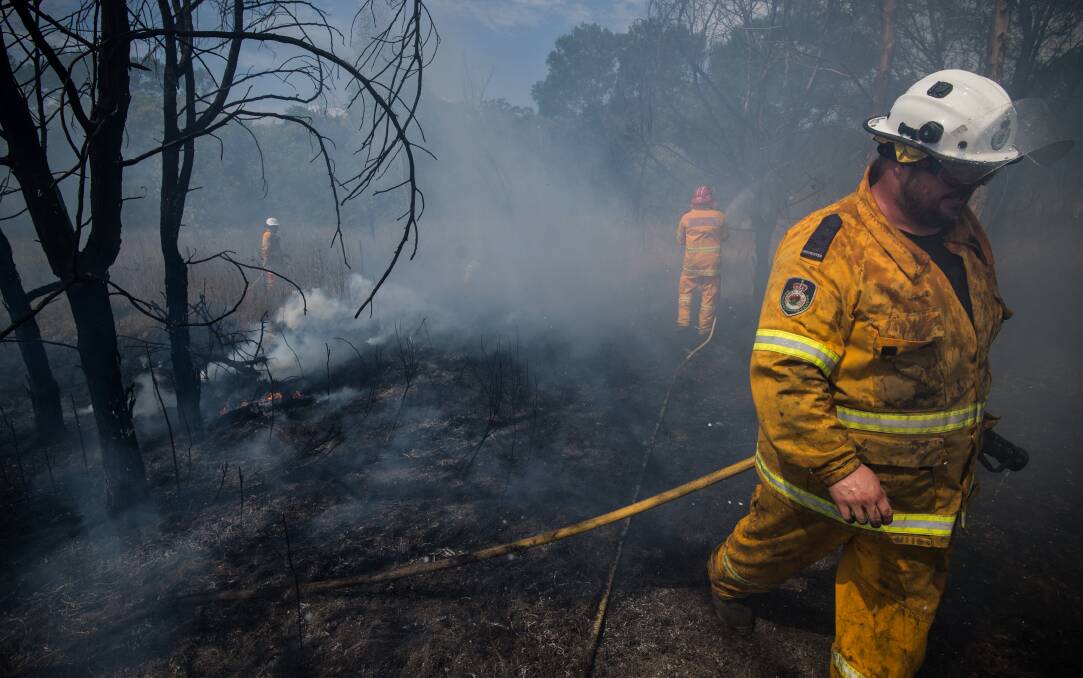 Emergency Services Minister Troy Grant said the current metro headquarters of the Rural Fire Service allowed it to host eight government agencies as bushfires raged on Saturday and Sunday. Photo by Wolter Peeters. 