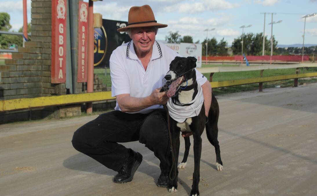 FIRST START WIN: Lidsdale trainer Paul Steadman with Polly Wilson, who won in the very first start of her career at Kennerson Park on Monday. Photo: BRADLEY JURD