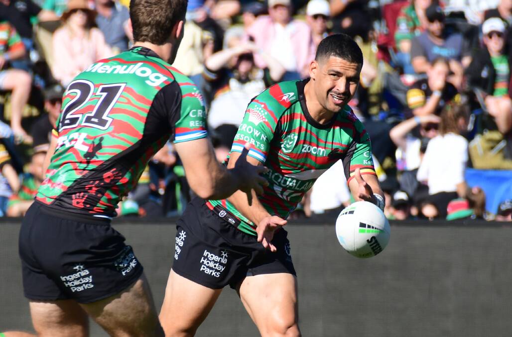 Cody Walker and the South Sydney Rabbitohs have previously played at Apex Oval, Dubbo. Picture by Amy McIntyre.