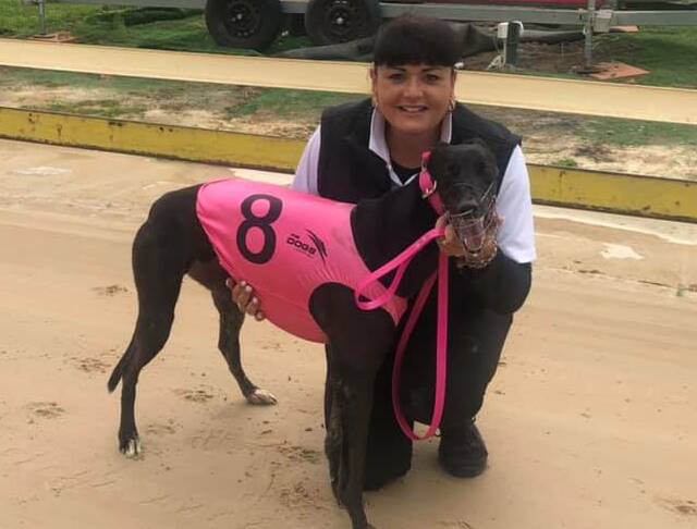WINNER: Sceptre, trained by Amanda Ginn, won the Bathurst RSL Club Final at Kennerson Park on Friday evening. Photo: CONTRIBUTED