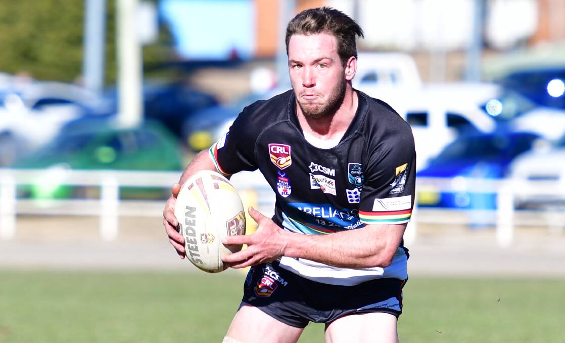 GAME ON: Doug Hewitt and his Panthers face Blayney this weekend, they could move as high as second with a win. 
