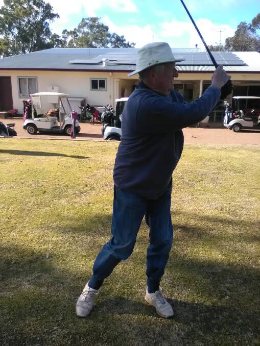 Vet Golfing: Jeremy Tadman of the Wentworth golf club playing at Wellington golf club.