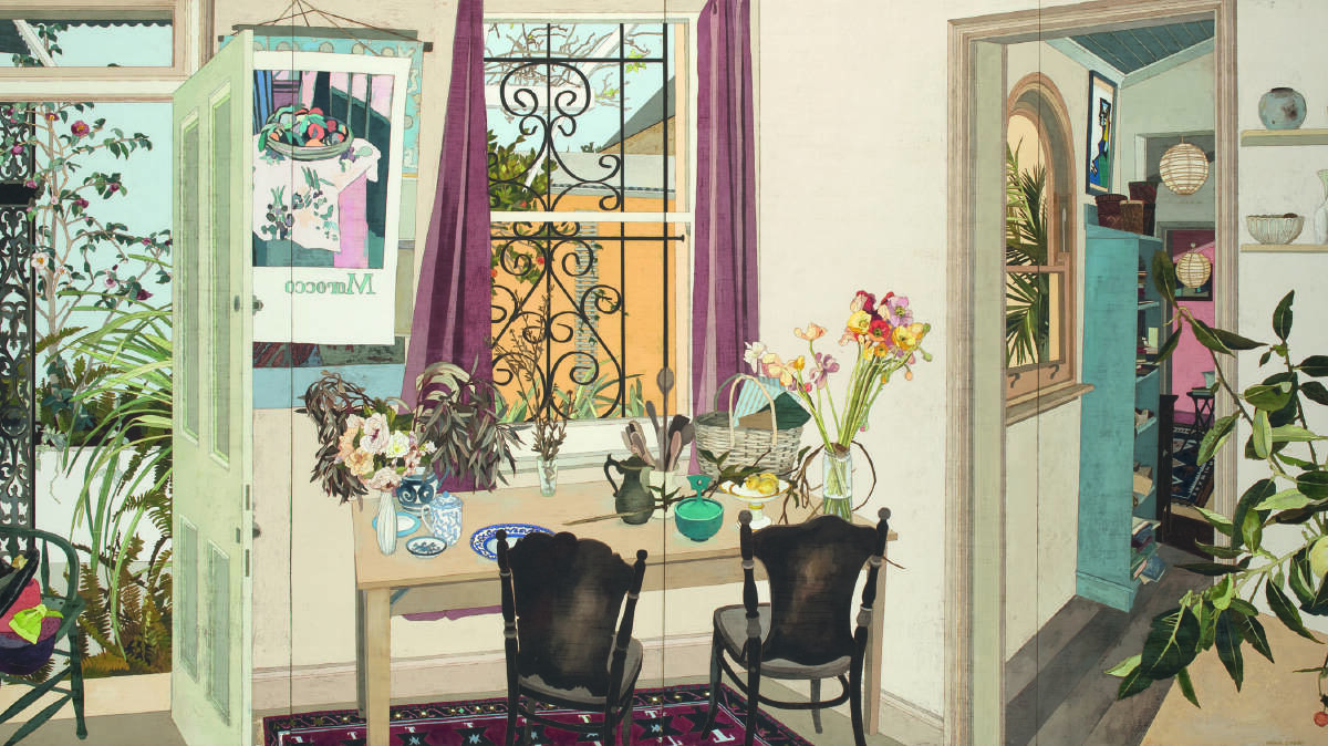 ON SHOW SOON: Cressida Campbell's 'Interior with poppies' from 1994 will be exhibited at Orange Regional Gallery in April. Photo: CONTRIBUTED