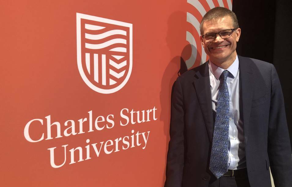 LEADER: Charles Sturt University Vice-Chancellor Professor Andrew Vann.