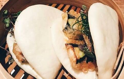 TASTY OPTION: Charred's eggplant bao buns are among chef Michael Manners' recommendations at Charred. Photo: SUPPLIED