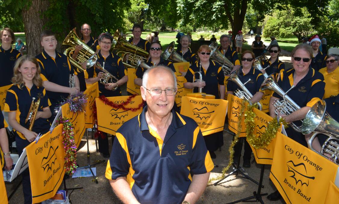 FINAL CURTAIN: Leon Paix completed his final performance at City of Orange Brass Band bandmaster on Sunday. 