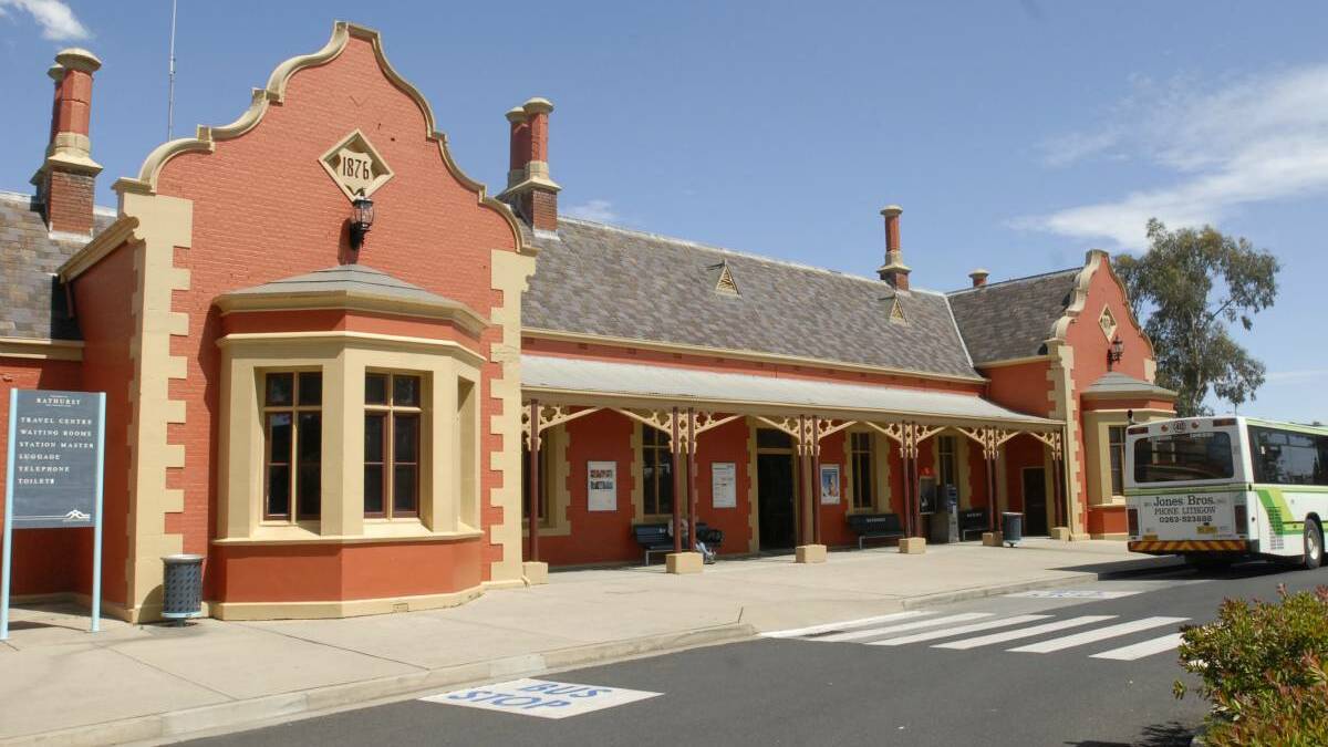 SLOW GOING: Bathurst train station.
