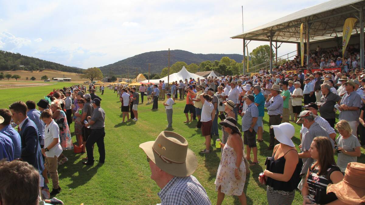 BIG CROWD: The 2017 Wellington Boot was a popular event.