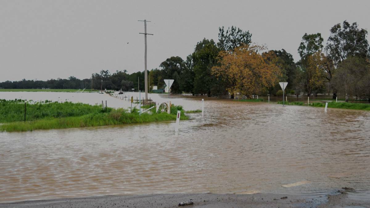 PROBLEM AREA: Flooding on the Newell Highway in 2016.