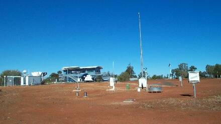 ONE OF FEW: The Bureau of meteorology's weather station at Cobar.