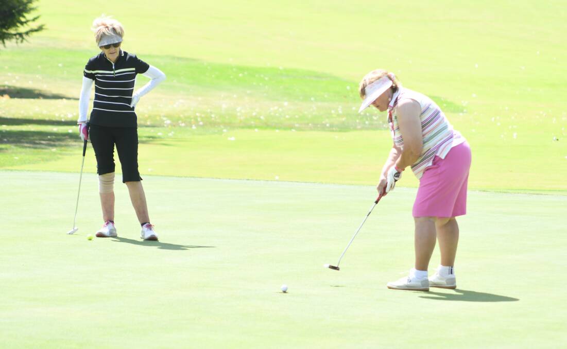 ON THE RIGHT COURSE: The City of Orange Veterans Golf Classic was just one event which attracted visitors to Orange in recent weeks. Photo: JUDE KEOGH 0315jkvetsgolf1
