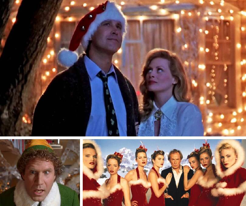 ON THE SCREEN: National Lampoon's Christmas Vacation, Elf, and Love Actually will be shown.