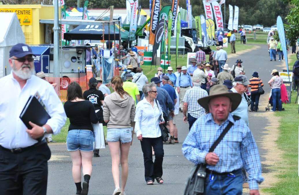 POPULAR EVENT: It's not long until another edition of the Australian National Field Days.