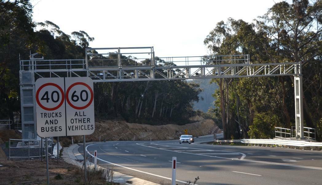 MONEY SPINNER: The fixed speed camera on the Great Western Highway at Mount Victoria.