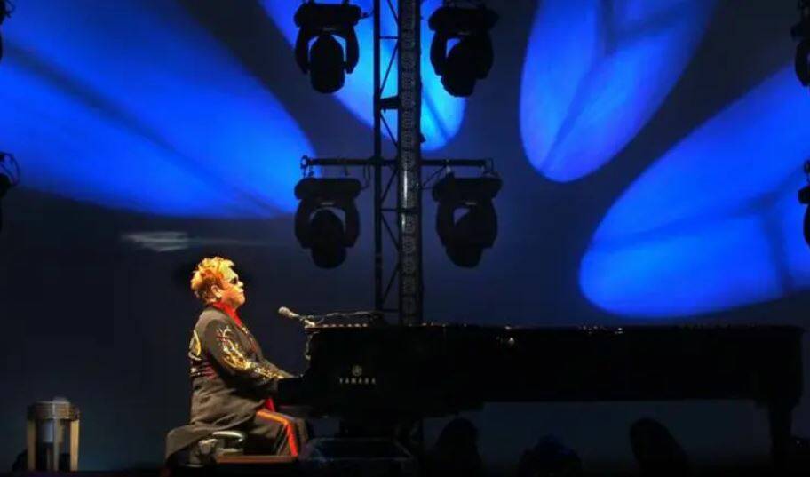 IN DEMAND: Sir Elton John performing.