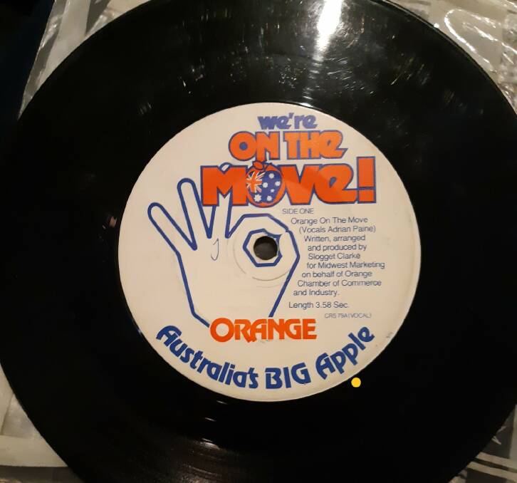 ORIGINAL: A copy of the Orange song 'We're on the Move'. Photo: FACEBOOK