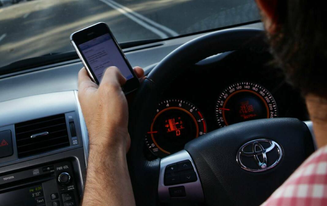 HAPPENING LESS OFTEN: The number of motorists being charged for using their phone while driving has dropped dramatically in recent years.