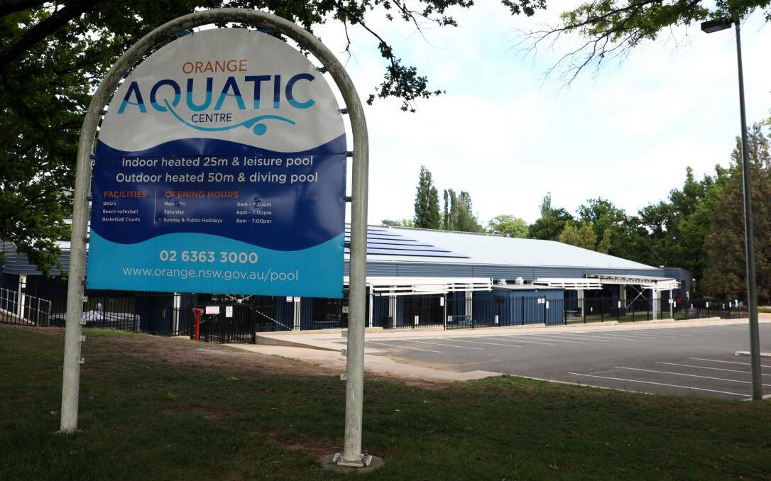 CLOSED: The Orange Aquatic Centre.