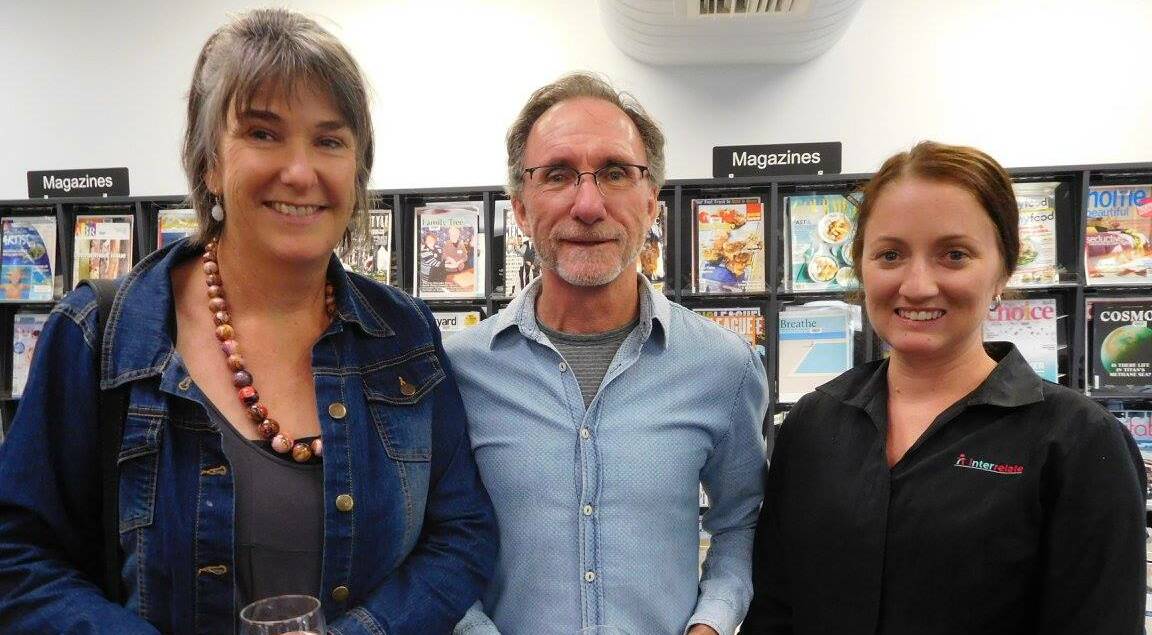 NSW Local Health District's Cathie Matthews with Interrelate counsellor Michael Pitt and Interrelate project worker Hayley Freeman.