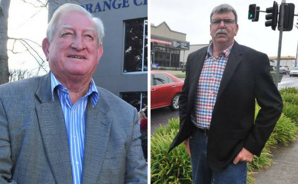 COMING AND GOING, STAYING AND LEAVING: Orange Mayor John Davis is retiring from public office, Councillor Glenn Taylor fought hard to ensure he didn't go the same way.