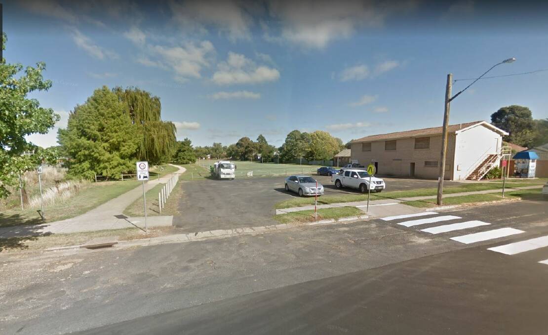 PARKING OPTION: There has been renewed discussion about the possibility of the no-longer-used Moulder Park netball courts being turned into a cap park. Photo: GOOGLE