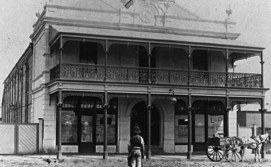WAY BACK WHEN: The Australian Hall as it looked soon after its construction in 1886. Photo: CONTRIBUTED