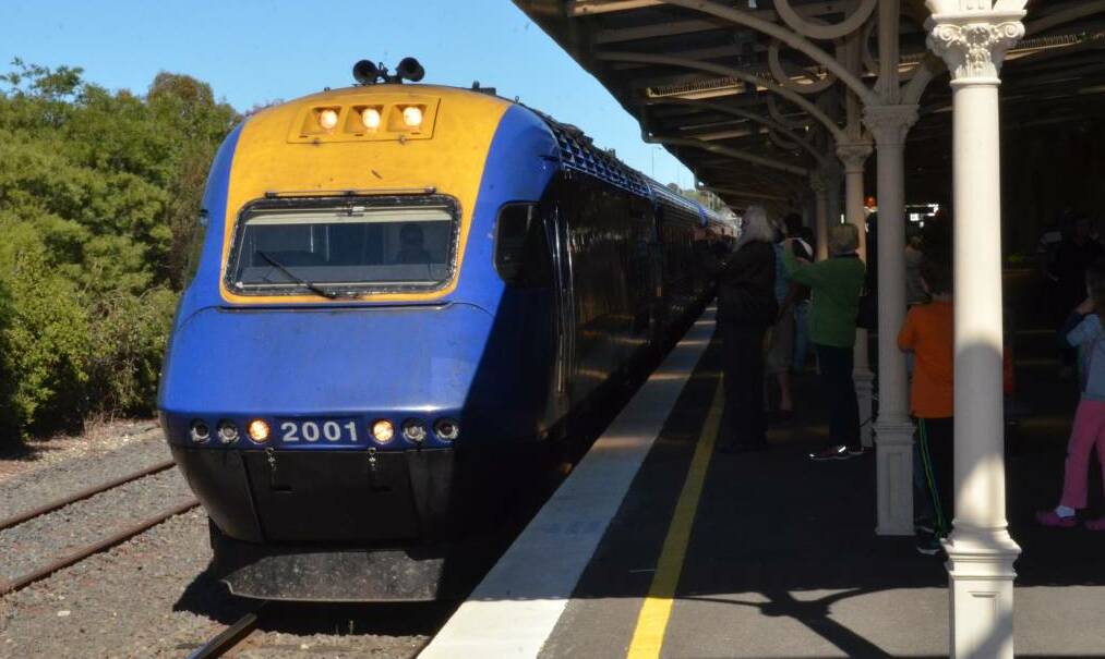 OUT WITH THE OLD: The XPT service at Orange Train Station.
