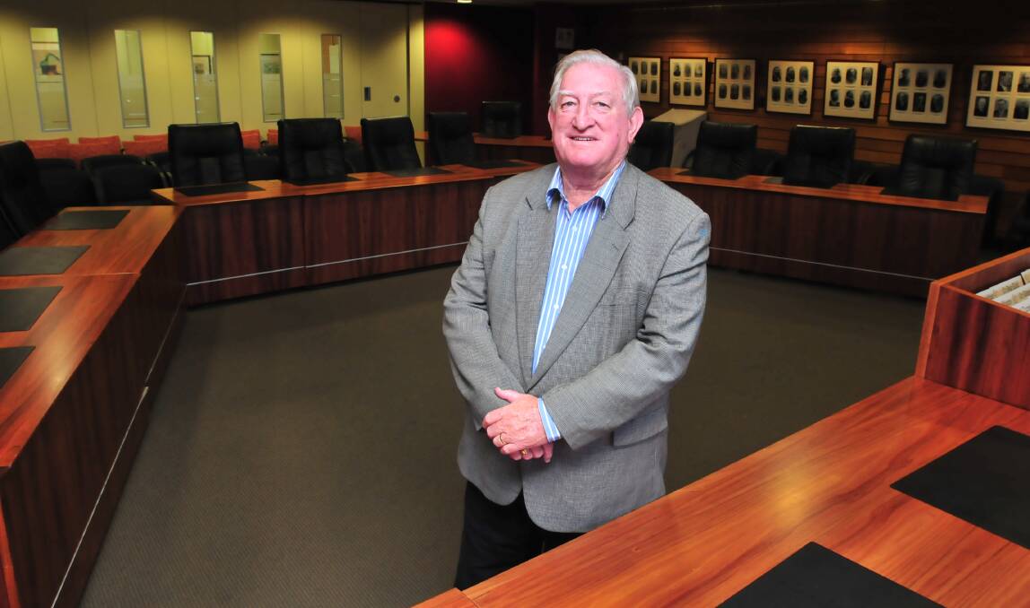 ON HIS OWN TERMS: After weighing up quitting public service for two years, Orange mayor John Davis announced earlier this year he would not contest Saturday's election.