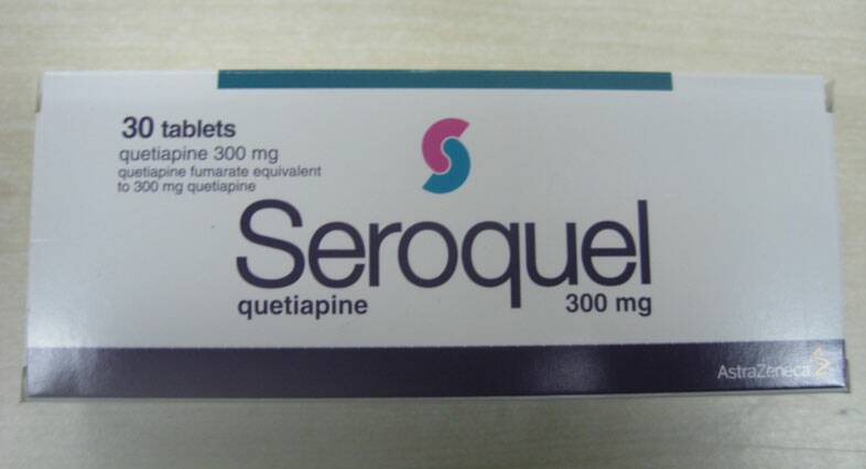 WRONG ITEM: The woman was charged with sending Seroquel despite not being a wholesaler. Photo: FILE PHOTO