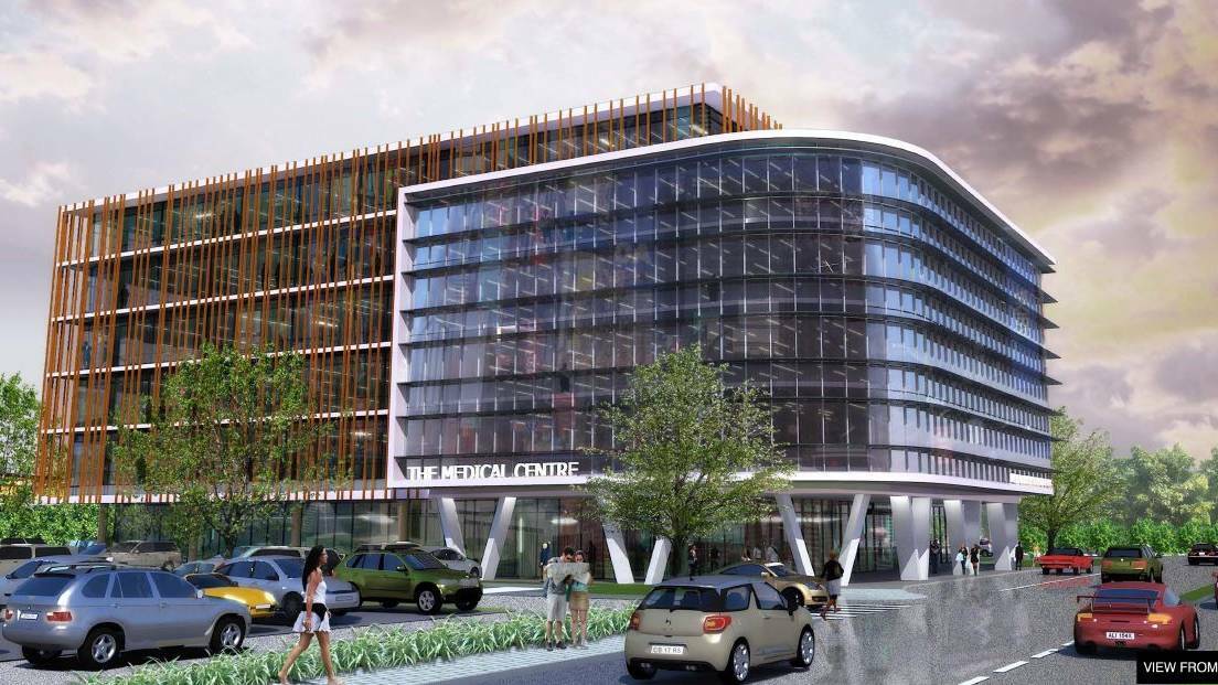 WORK UNDER WAY: The six-storey Bloomfield Medical Centre Tower should be open for business in October 2019. Photo: SUPPLIED