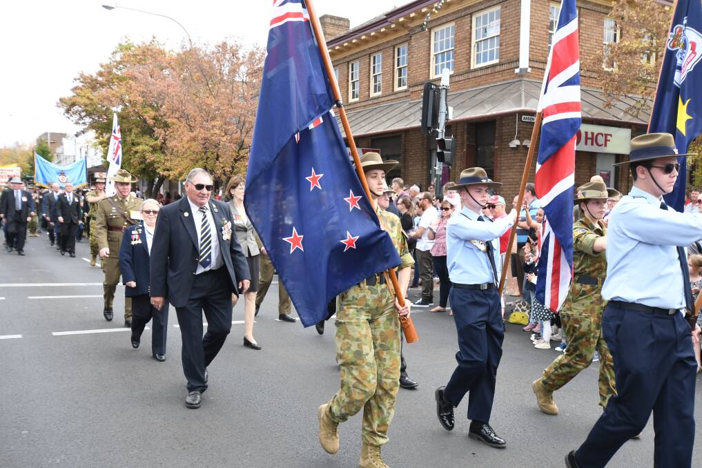 Photos of the services and marches in Orange on Thursday