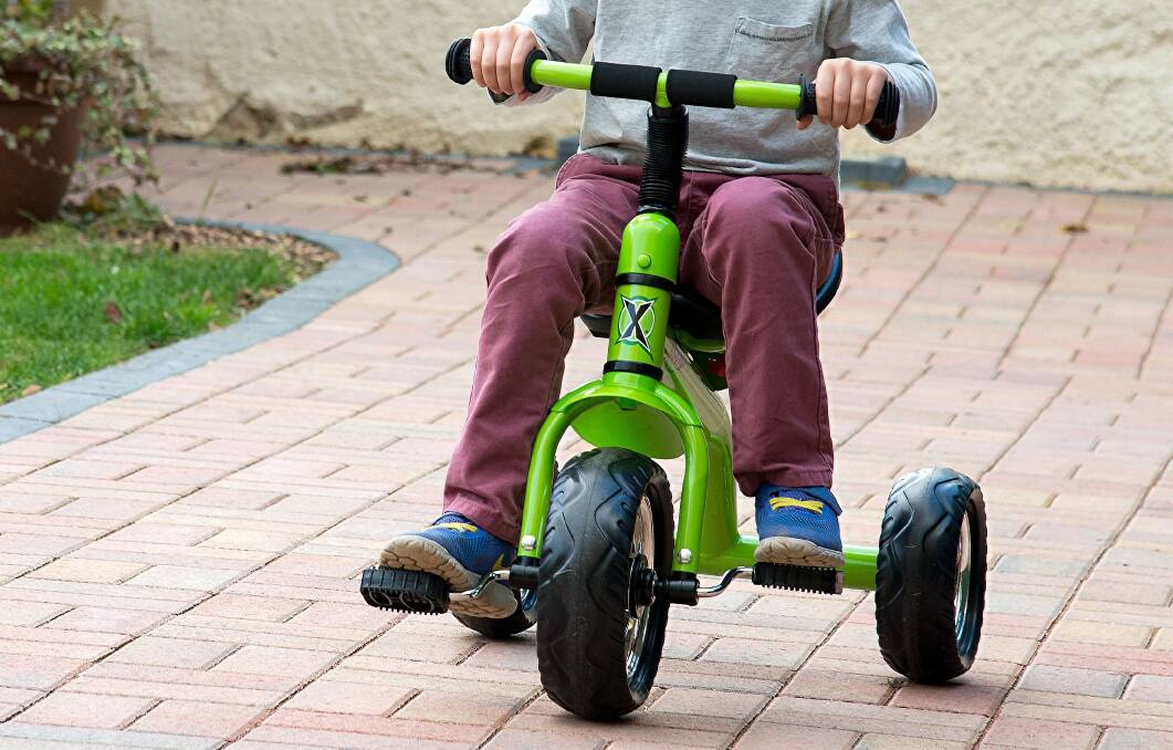 CAUGHT IN THE ACT: A woman was fined $330 in Orange Local Court for stealing a toddler's tricycle. Photo: FILE PHOTO