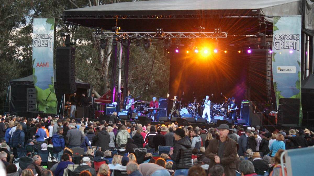 CHANGING LOCATIONS: A previous A Day on the Green concert at Mudgee.