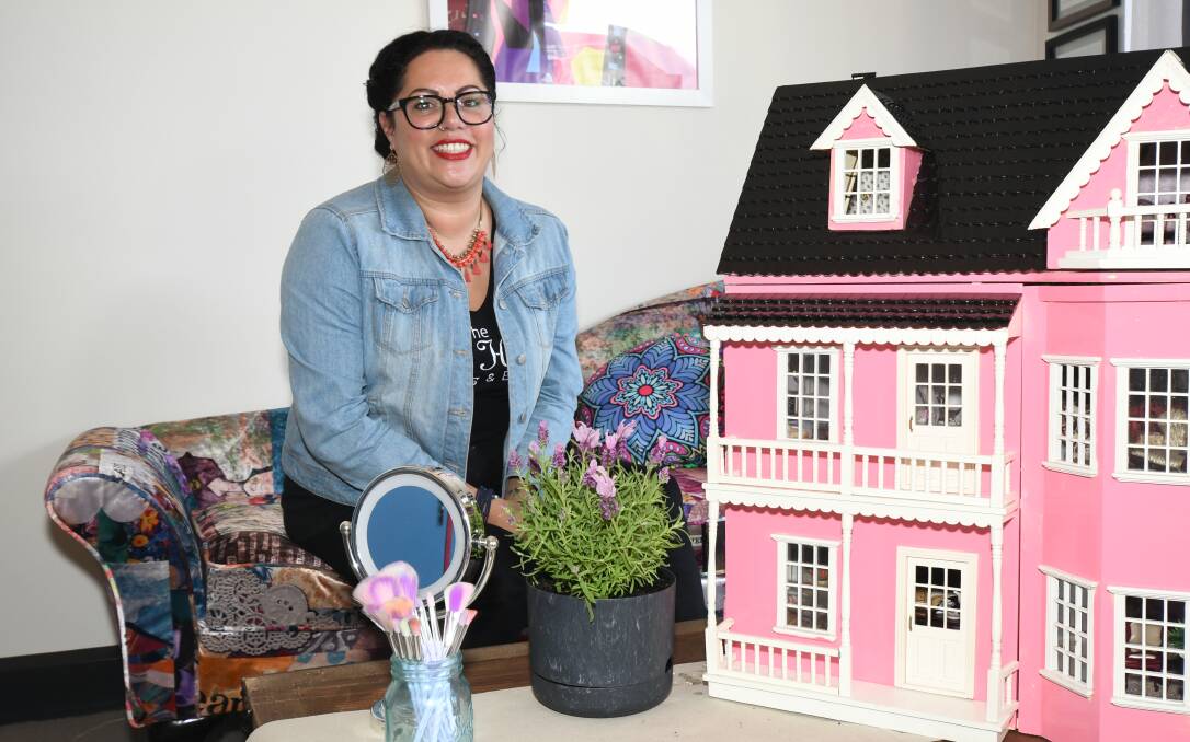UP AND RUNNING: Nancy Nayler has opened the The Dollhouse - a waxing salon - after moving from Mount Isa. Photo: CARLA FREEDMAN 1006cfdollhouse1