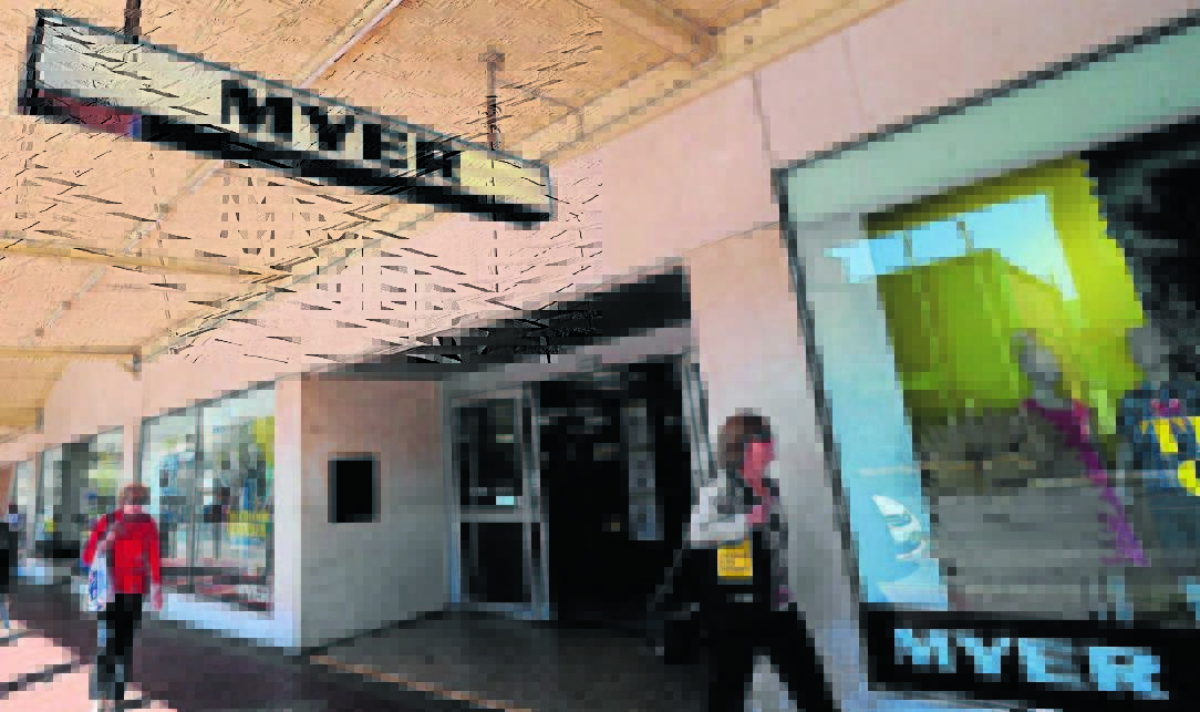 THE GLORY DAYS: Orange's Myer store has been closed for a year and there are some hurdles to overcome before a replacement shop can open.