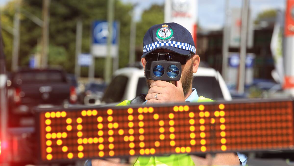 OPERATON TORTOISE: Police were out in force during the Easter long weekend and caught 44 more speeding drivers on the region's roads than last year. Photo: PHIL BLATCH