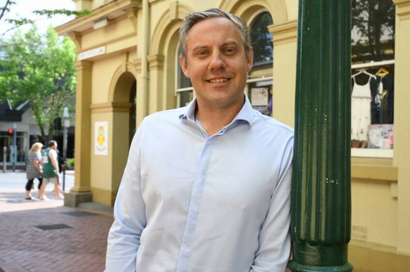 NOT HAPPY: Country Labor's candidate for the seat of Orange, Luke Sanger.