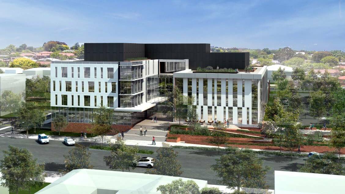 WHAT'S IN STORE: Images of what the former Orange Base Hospital site will look like when construction of the new NSW Department of Primary Industries offices are complete. Photo: DPI