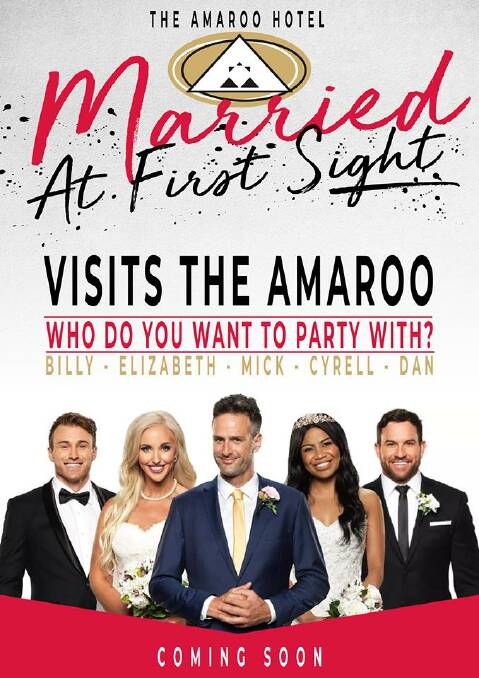 PARTY TIME: Some of the cast of Married At First Sight will be in the Central West.