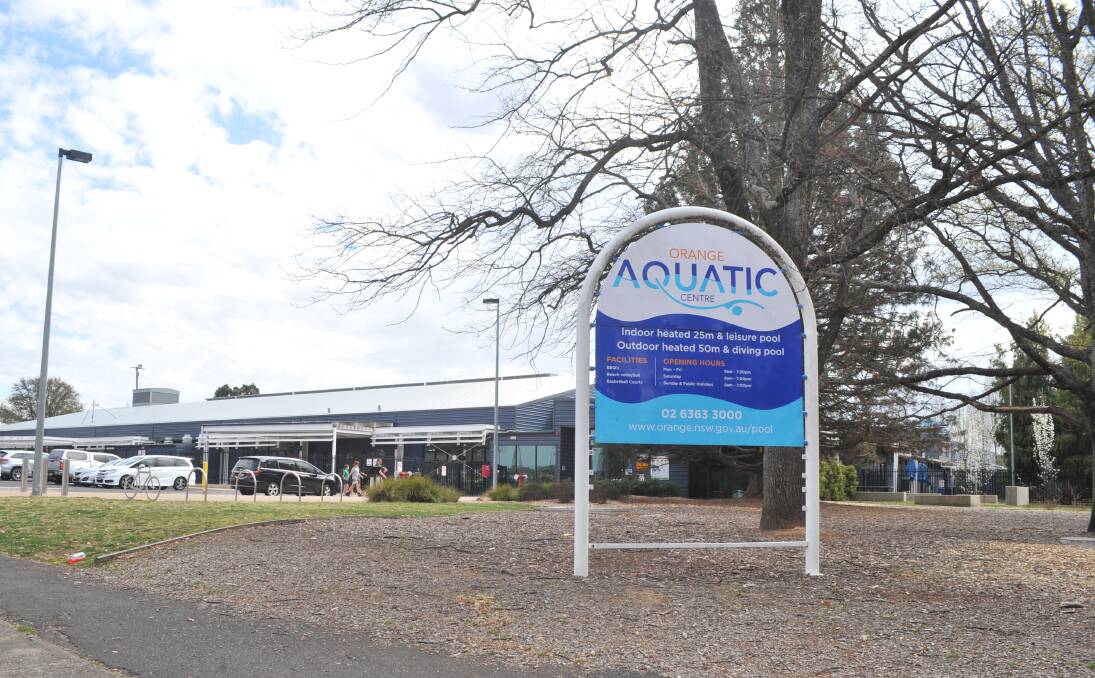 CLOSED FOR THE DAY: Orange Aquatic Centre in Hill Street.