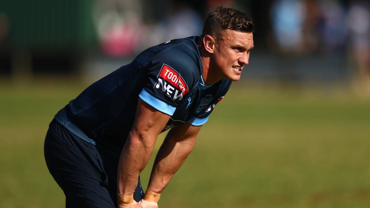 Jack Wighton has been elevated into the starting side as NSW chase a whitewash. Picture: Getty