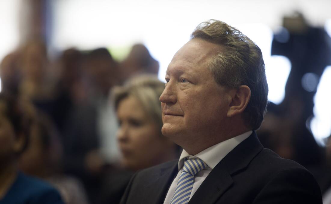 IDEA SLAMMED: Andrew 'Twiggy' Forrest has privately lobbied the government to redirect the fuel rebate into green hydrogen projects, which his company is heavily investing in. Photo: Geoff Jones