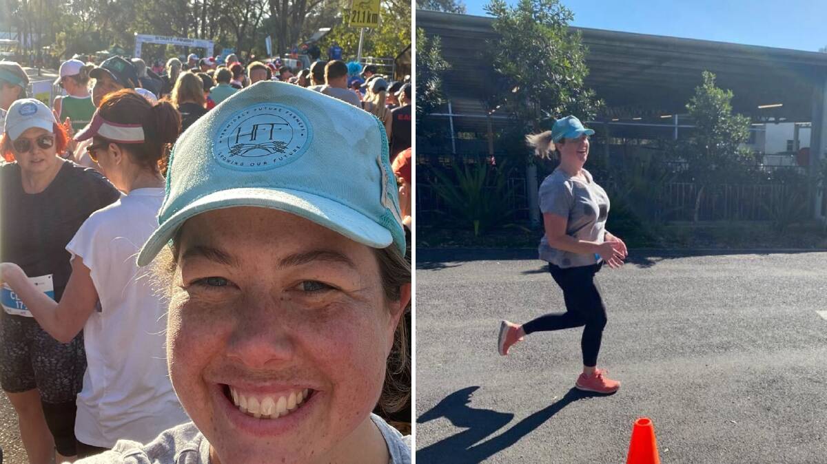 Left is me right before the race started and on the right is as I entered the zoo and the last five kilometres. I might be smiling, but I promise I am hurting...a lot. Pictures are supplied