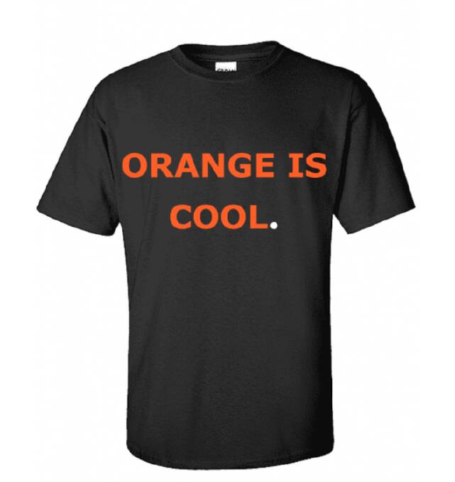 Ferment 'Orange is Cool. Climate' t-shirt, $40.