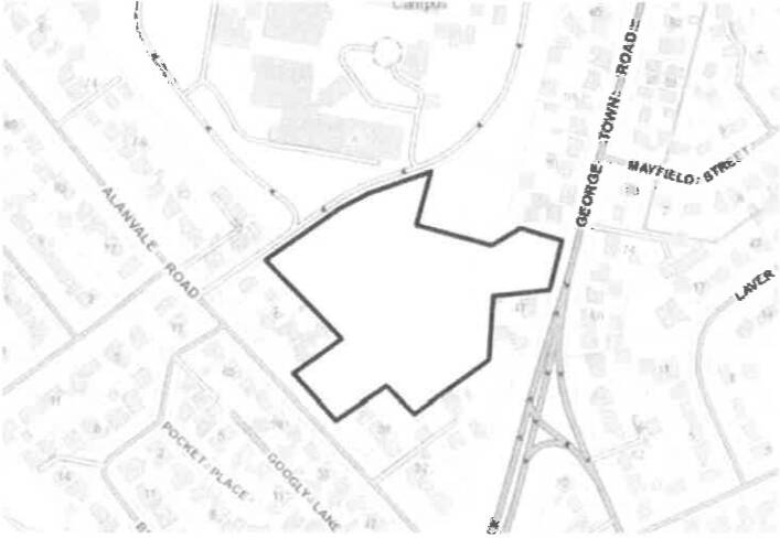 The land rezoned at 49 George Town Road, Newnham.