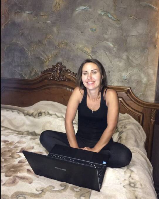 DAYS OF WAR: An image of the Ukrainian Airbnb host. Picture: SUPPLIED