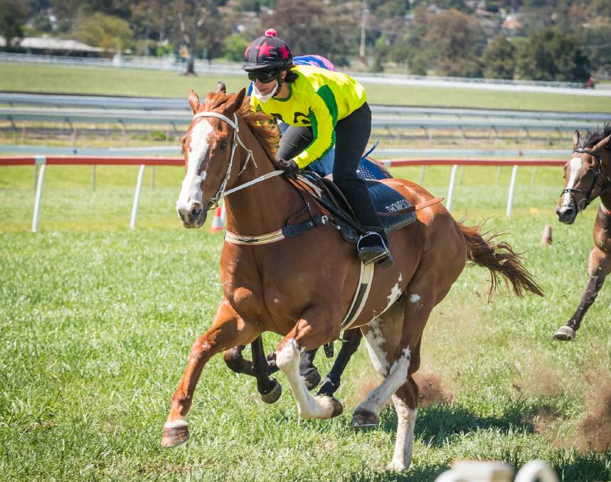 JOCKEY: Marina Morel riding Extra Flash for Thompson Racing in 2021. Picture: MUSWELLBROOK RACE CLUB FACEBOOK PAGE
